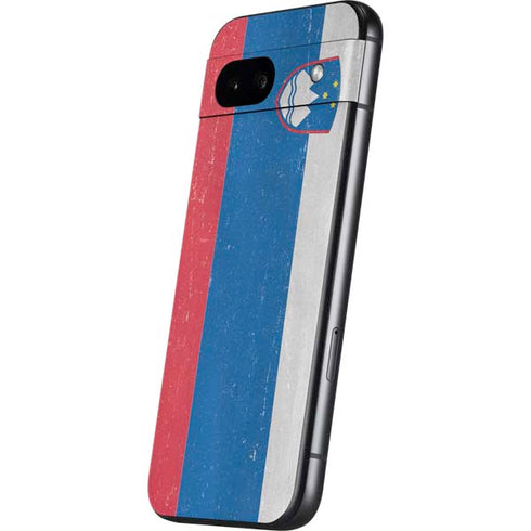 Slovenia Flag Distressed Google Pixel 8a Skin